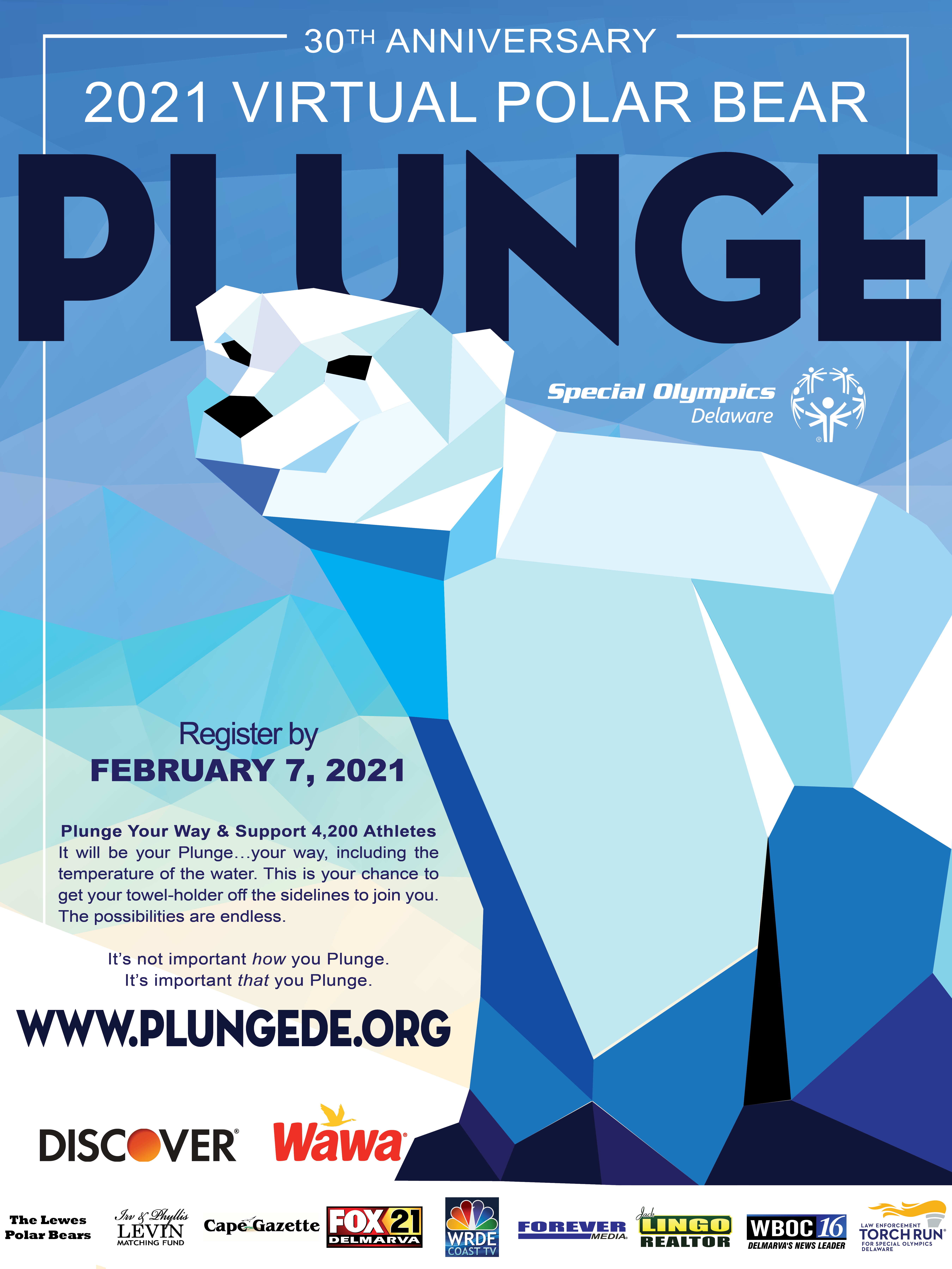 2021PlungePOSTER.Selected.FINAL1 Jack Lingo, REALTOR&reg; Proud to Sponsor the 30th Annual&mdash;And 1st Virtual&mdash;Polar Bear Plunge! - Jack Lingo REALTOR