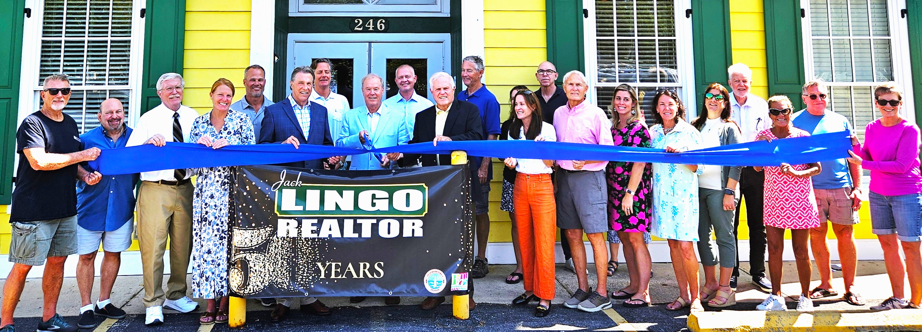 Jack_Lingo_RIbbon_Cutting_50th_ Rehoboth Beach Main Street Honors Jack Lingo, REALTOR&reg;'s 50th Anniversary With Ribbon Cutting Ceremony - Jack Lingo REALTOR