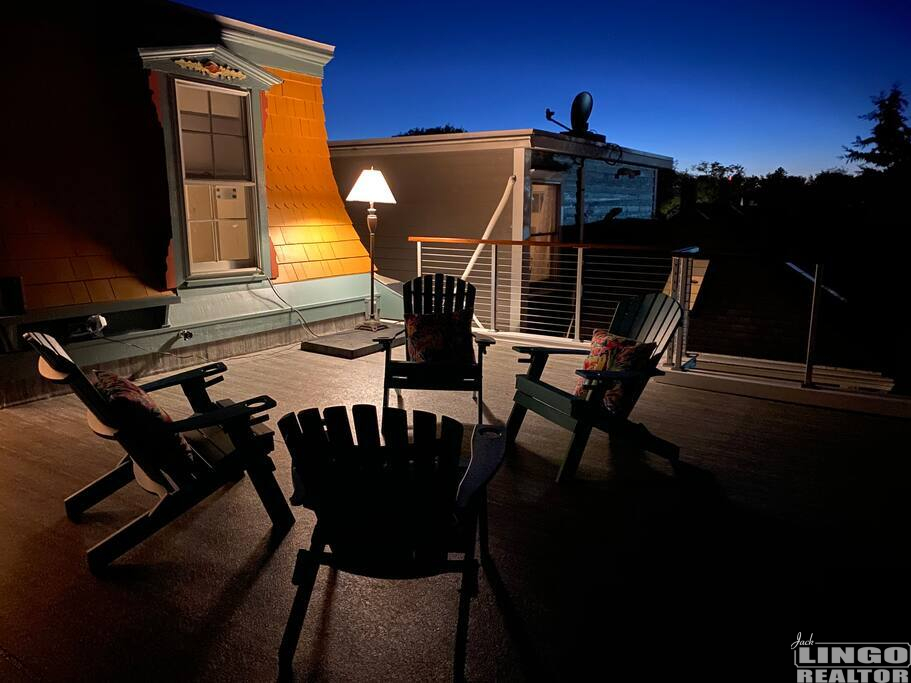 Rooftop+Deck+Night 223 Second Street Rental Property Rooftop+Deck+Night 223 Second Street Rental Property